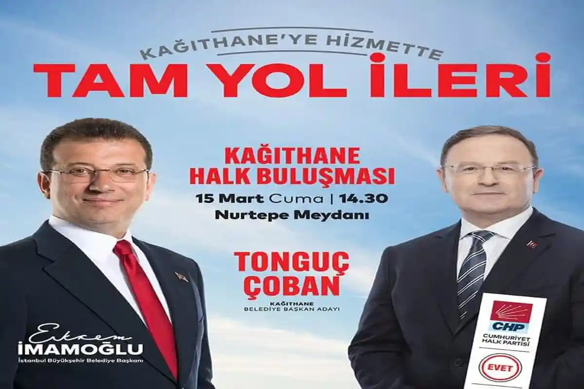 İmamoğlu Kağıthane'de
